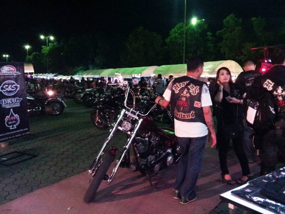 bikers at an event