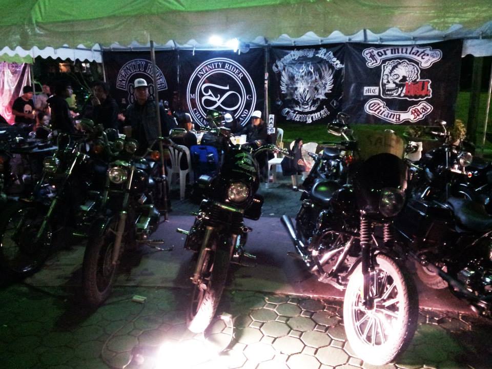 motorcycles at an event