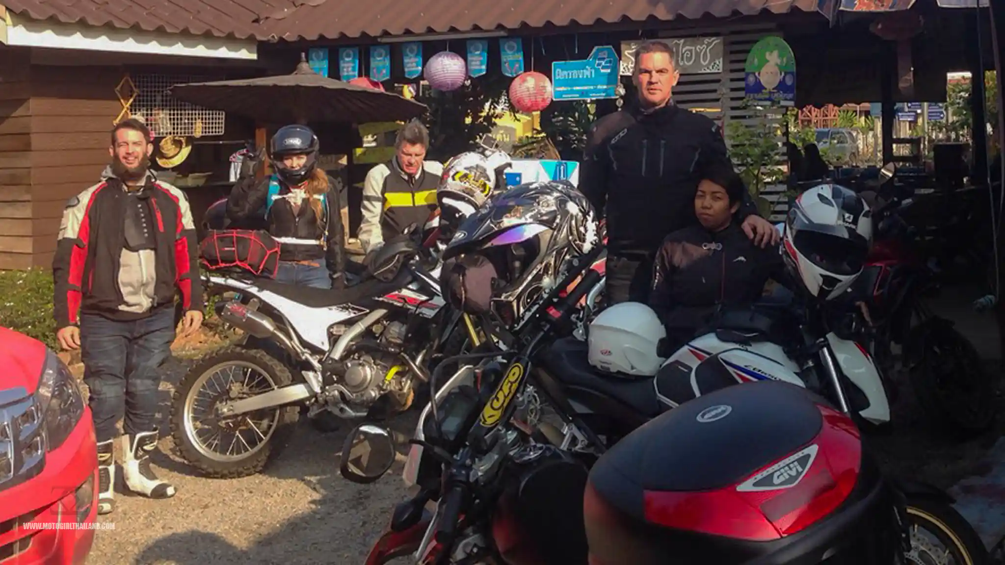 Group of riders