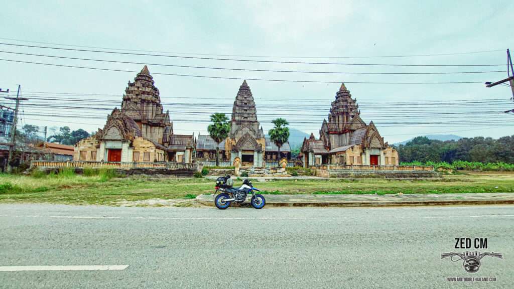 Abandoned Angkor style building in Mae Kachan Hot Springs Chiang Rai