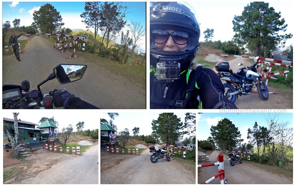 a border crossing restricted area between Thailand and Myanmar. Thai army. Thai soldier. Doi Ang Kang.