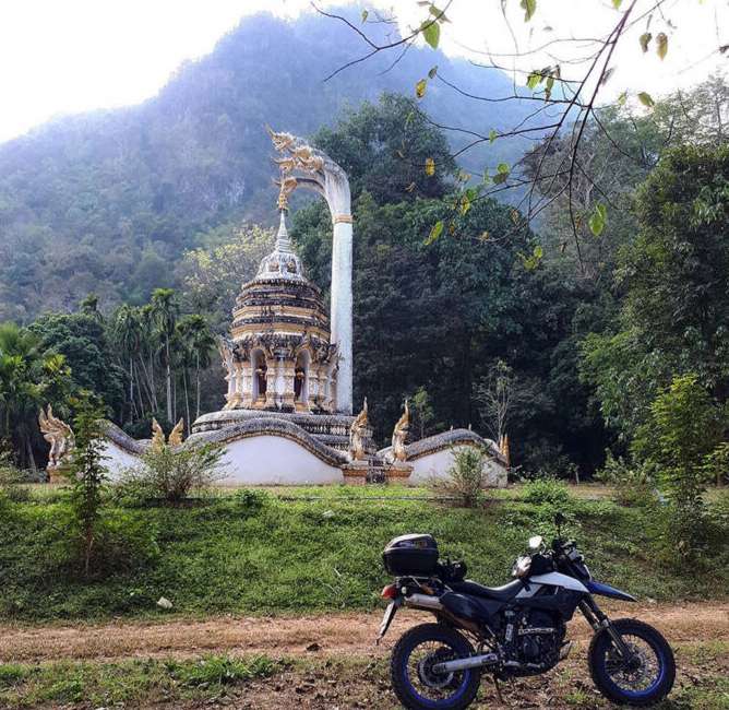 Bike at Wat Chan Dao