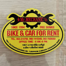 Mr Mechanic Motorcycle and Car rental in Chiang Mai, Thailand.