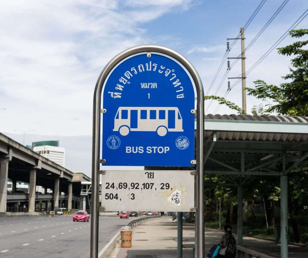 thailand bus stop