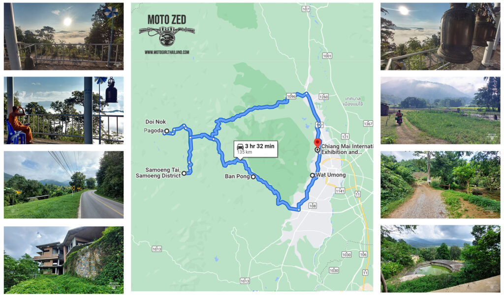 Misty Morning Ride in Samoeng Tai