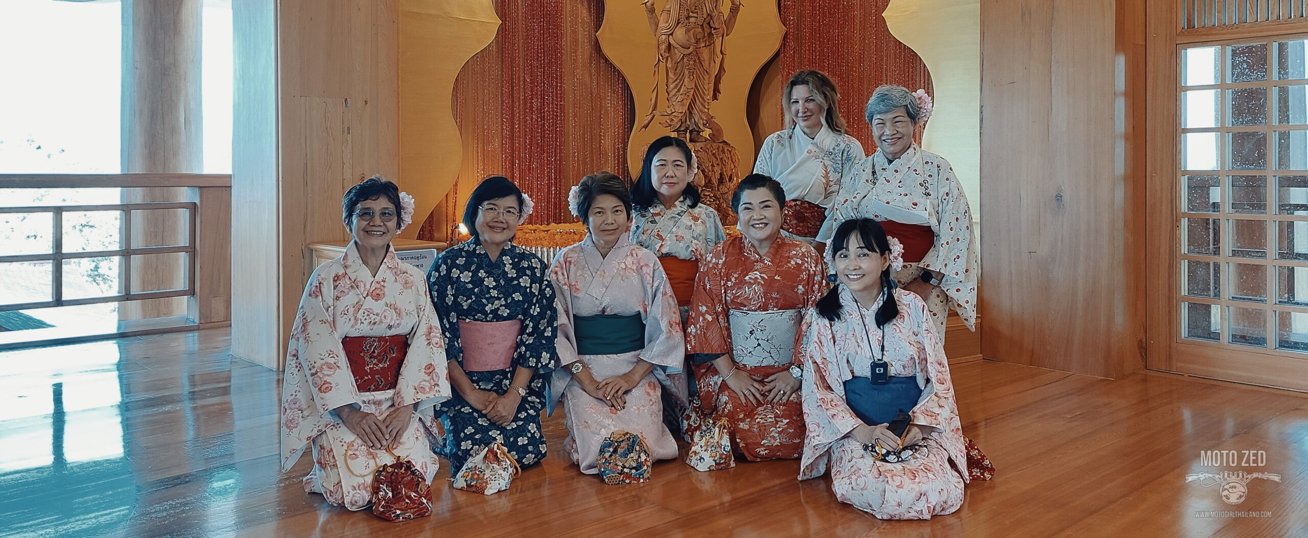 dressed in japanese traditional clothing