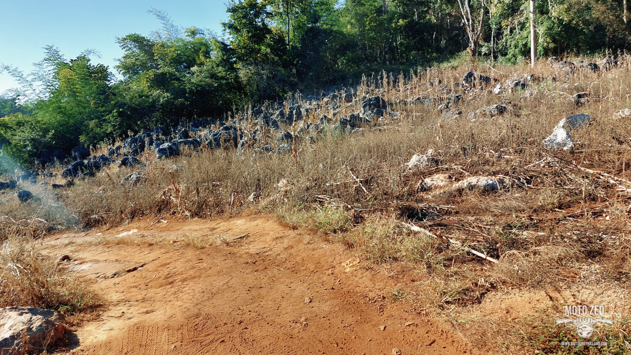 Riding in northern thailand