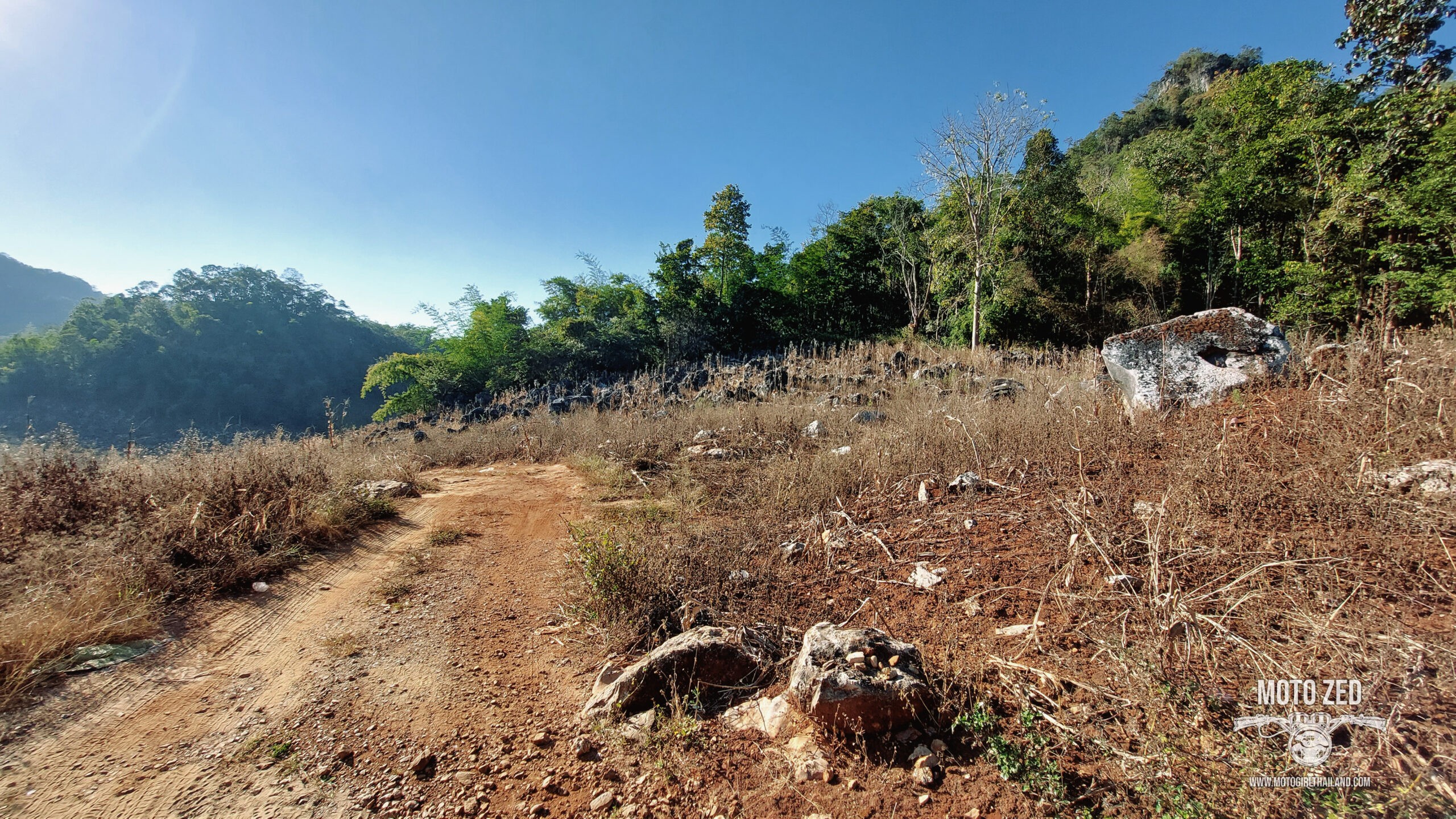 Riding in northern thailand