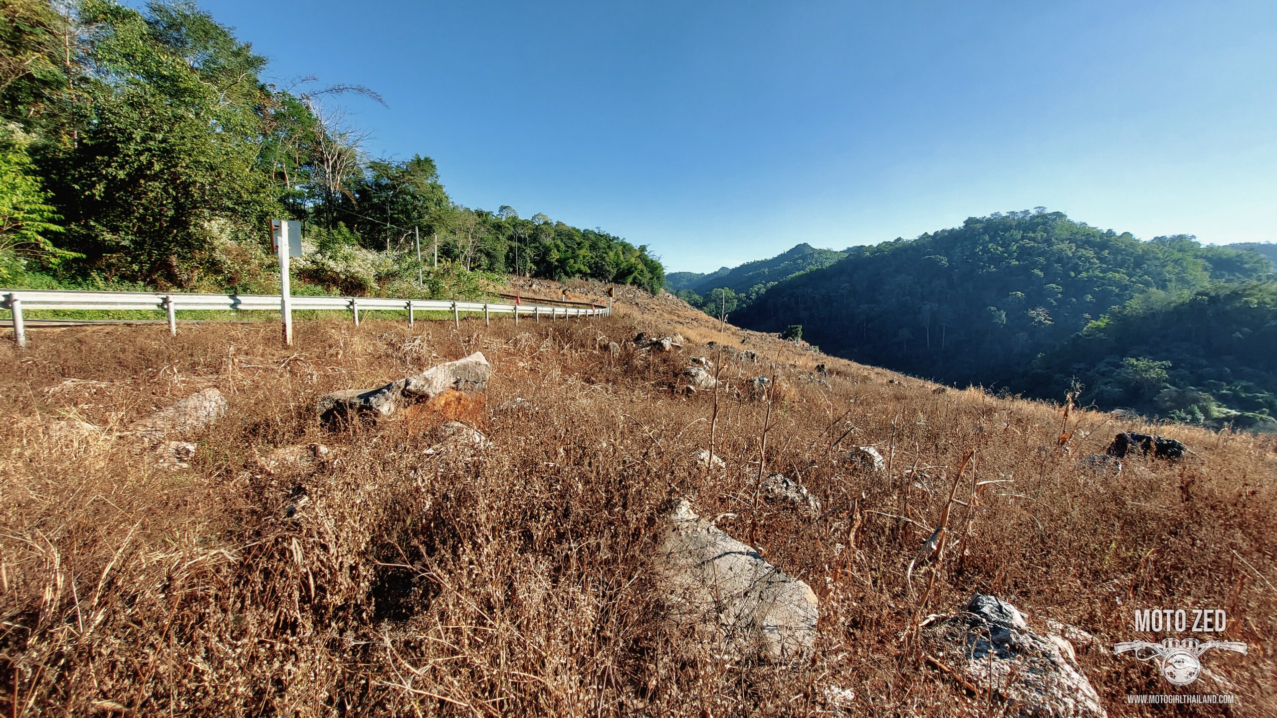 Riding in northern thailand