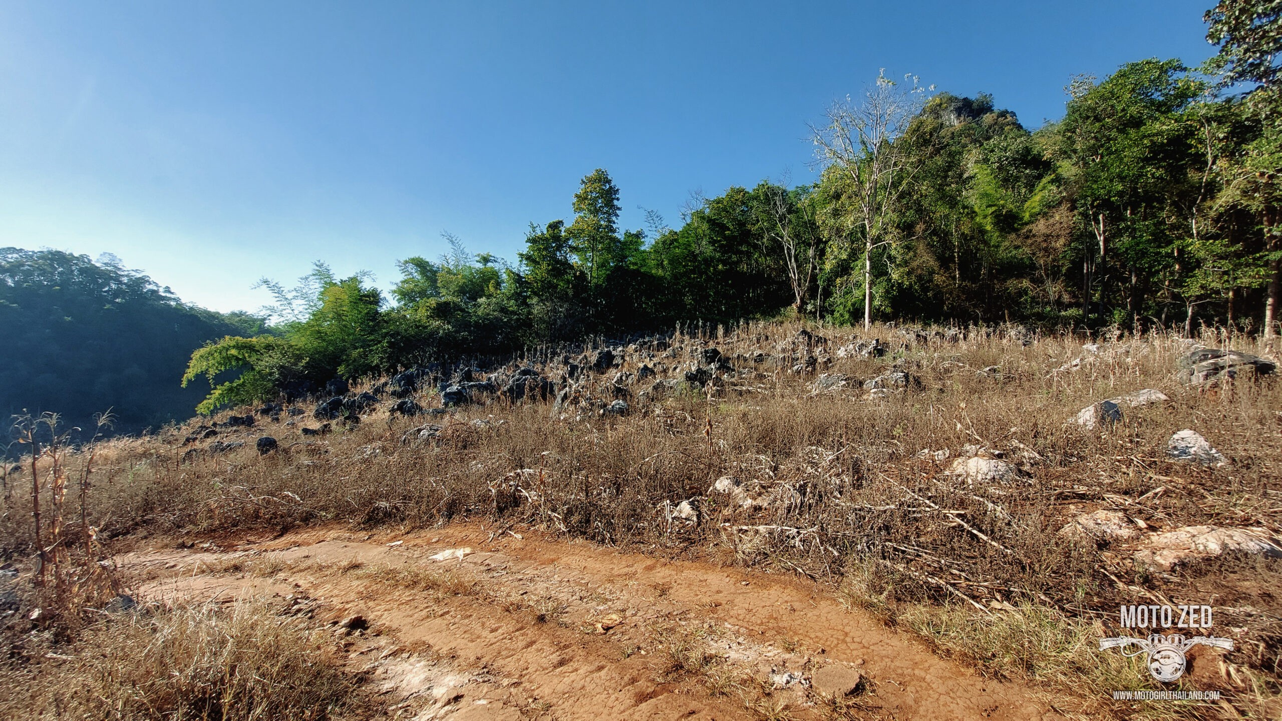 Riding in northern thailand