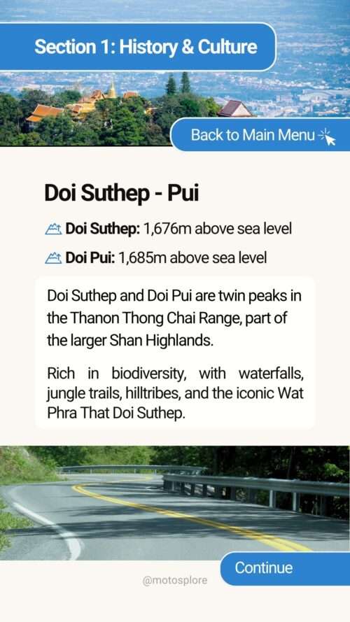 Doi Suthep Doi Pui Map