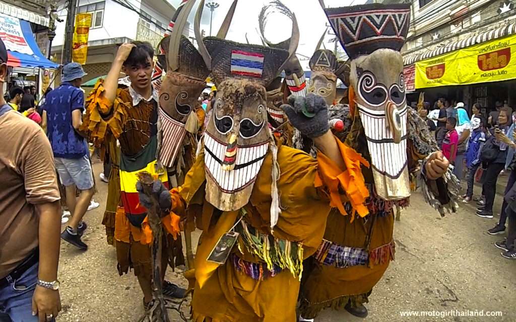 Phi Ta Khon Ghost Festival Ghosts