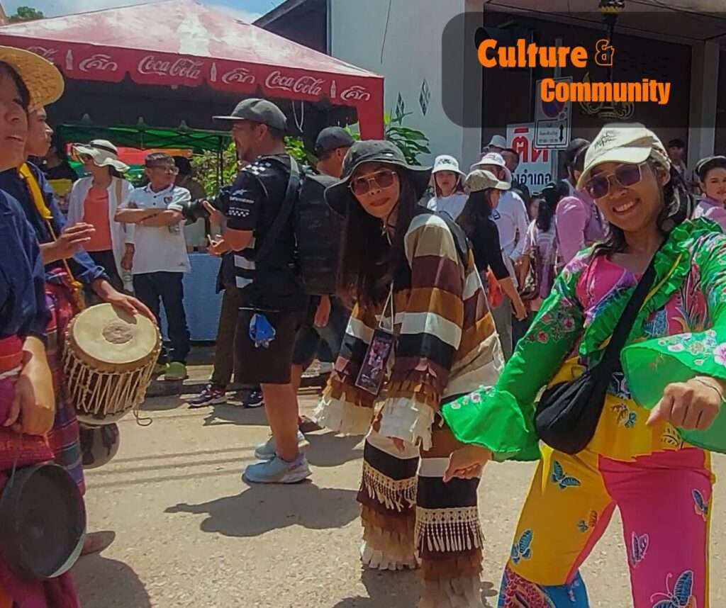 ghost festival dancers