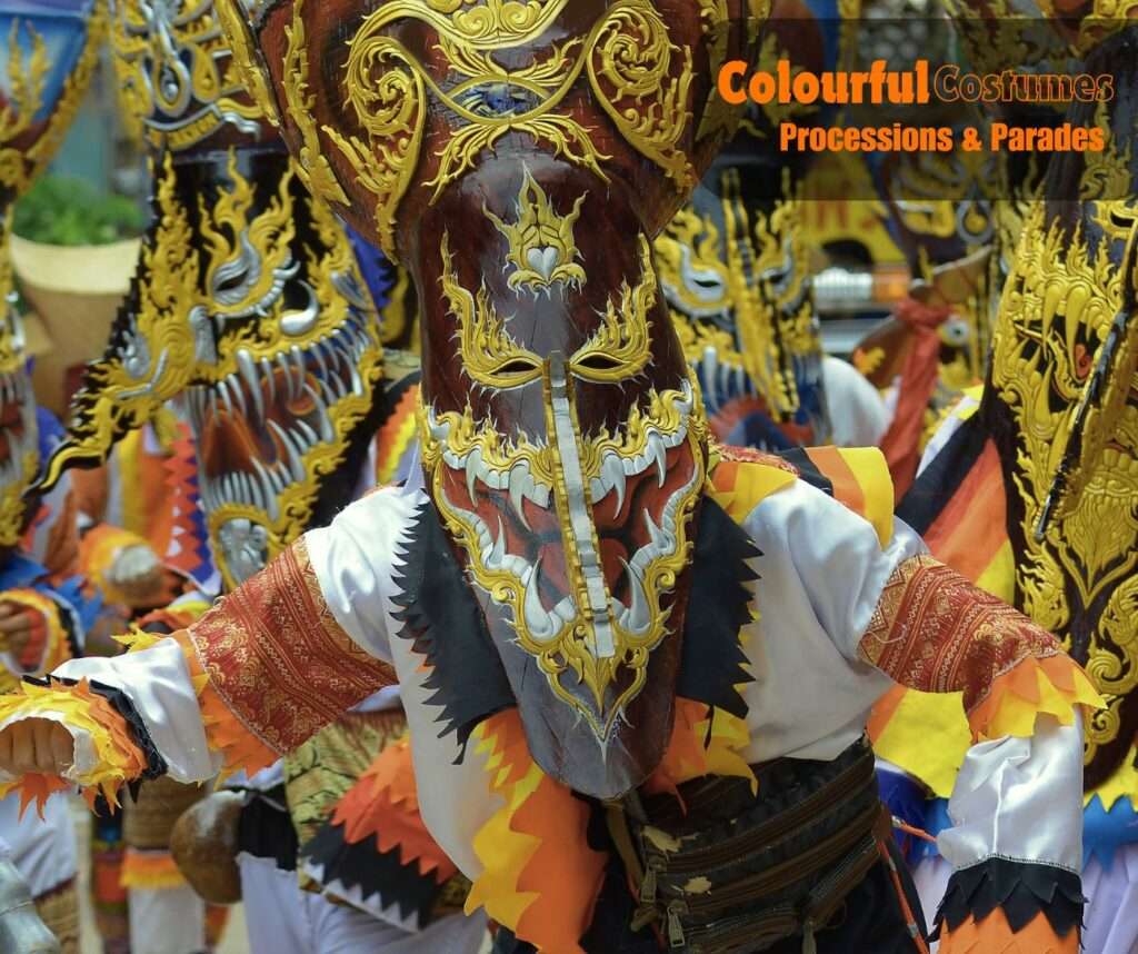 ghost festival mask phi ta khon