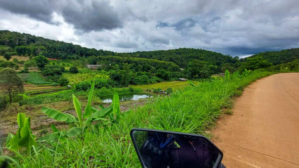 farming route in chiang mai, thailand