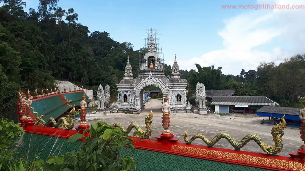 a large temple entrance in Thailand - motogirlthailand