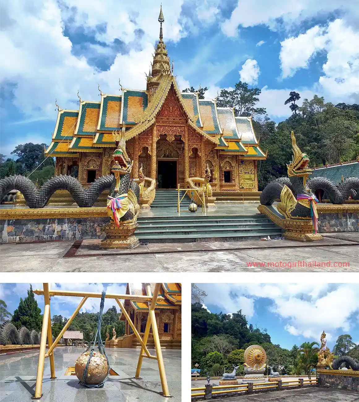 a temple in Thailand - motogirlthailand