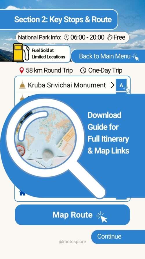 Doi Suthep Doi Pui Map