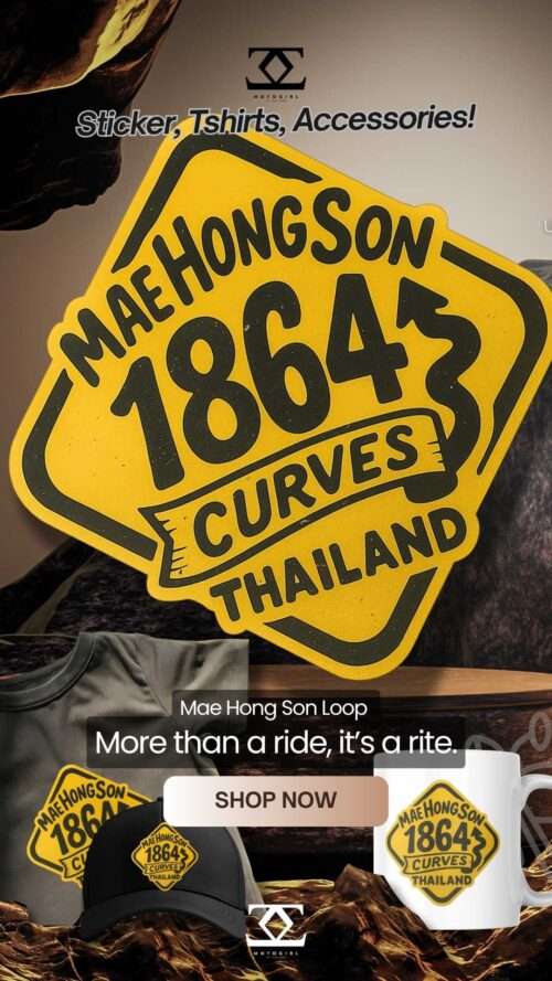 Mae Hong Son Loop Merch - Motogirlthailand