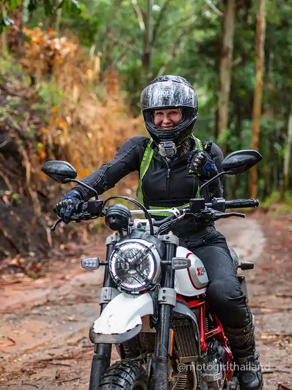road in the shape of a 3 in Pua, Nan, Thailand. Motorcycle road - motogirlthailand