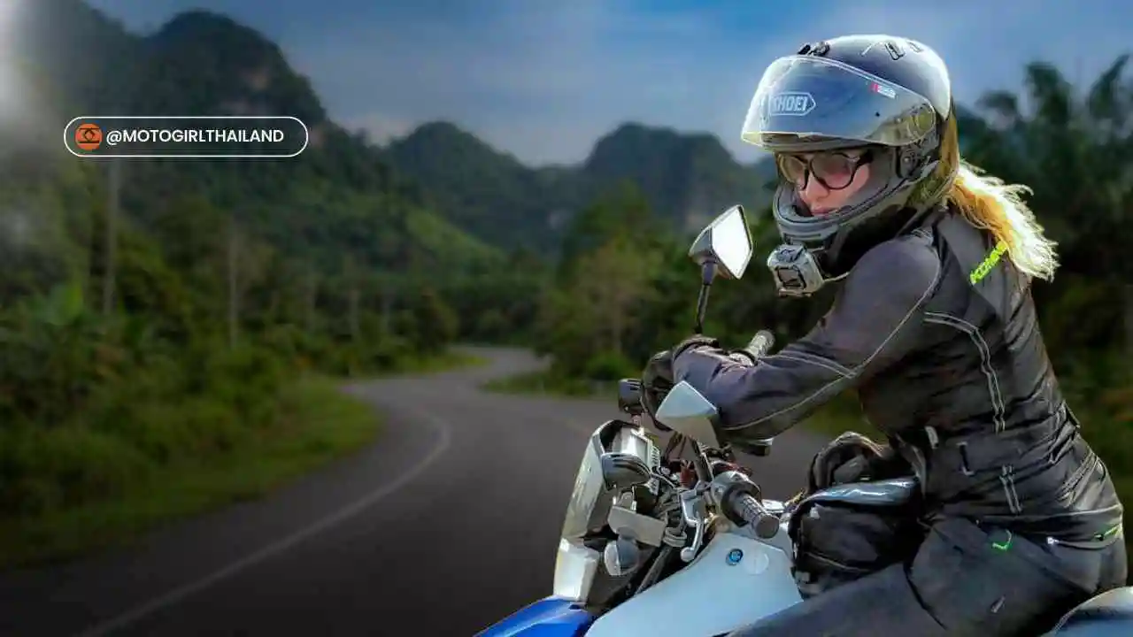 About Motogirlthailand - solo woman motorcycle rider in Thailand