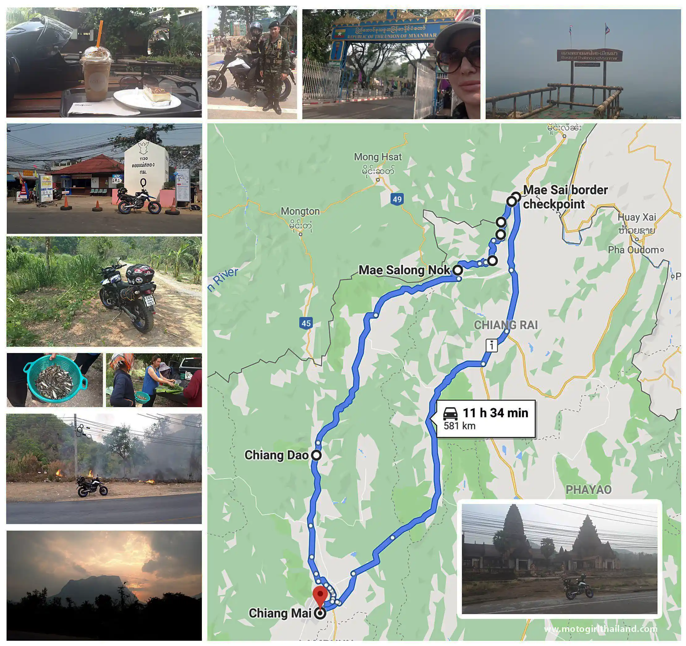 600 km One Day Loop Map