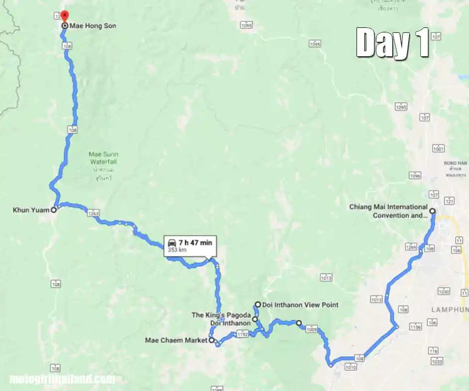 BBT Recce Ride 1 Map Day
