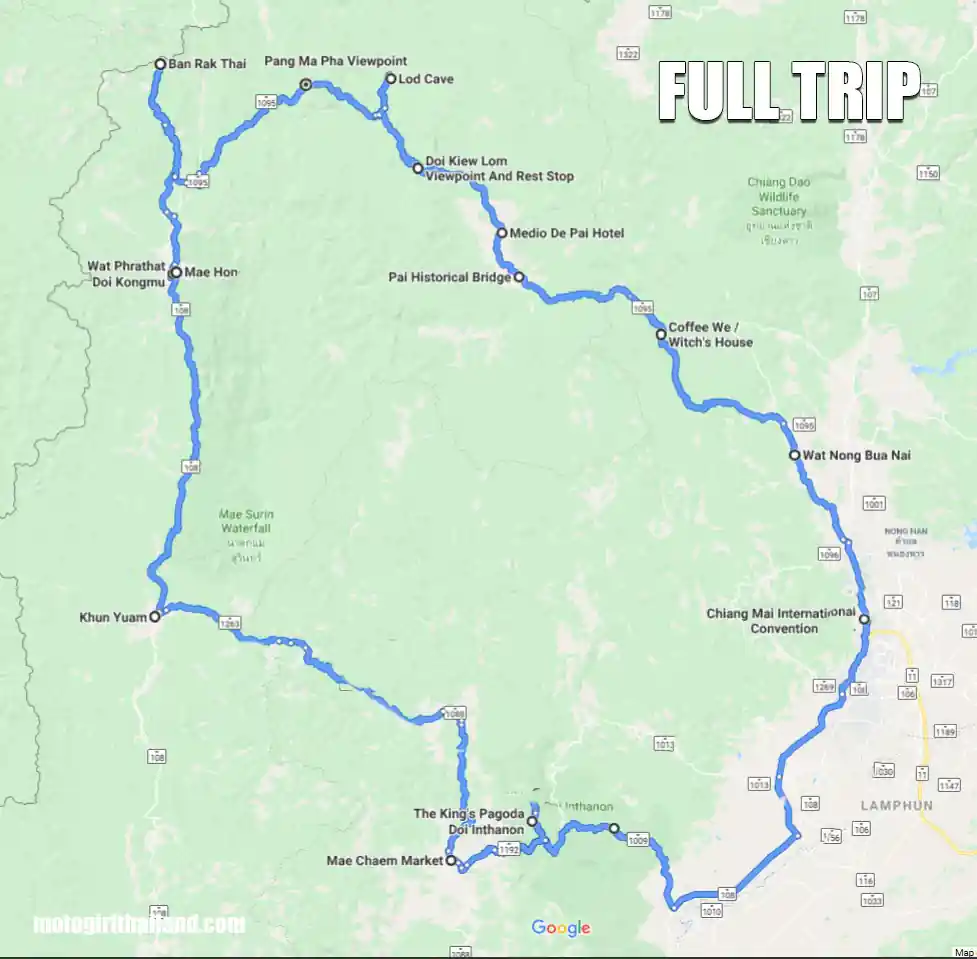 BBT Recce Ride 1 Map