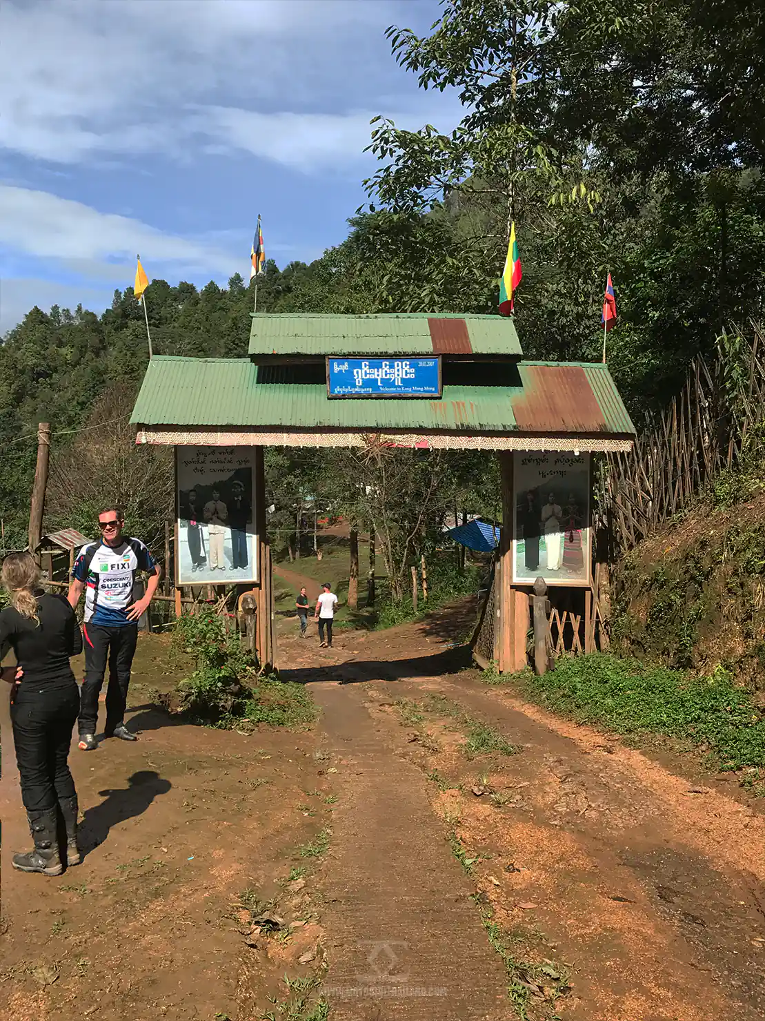 Ban Rak Thai Myanmar Village Entrance