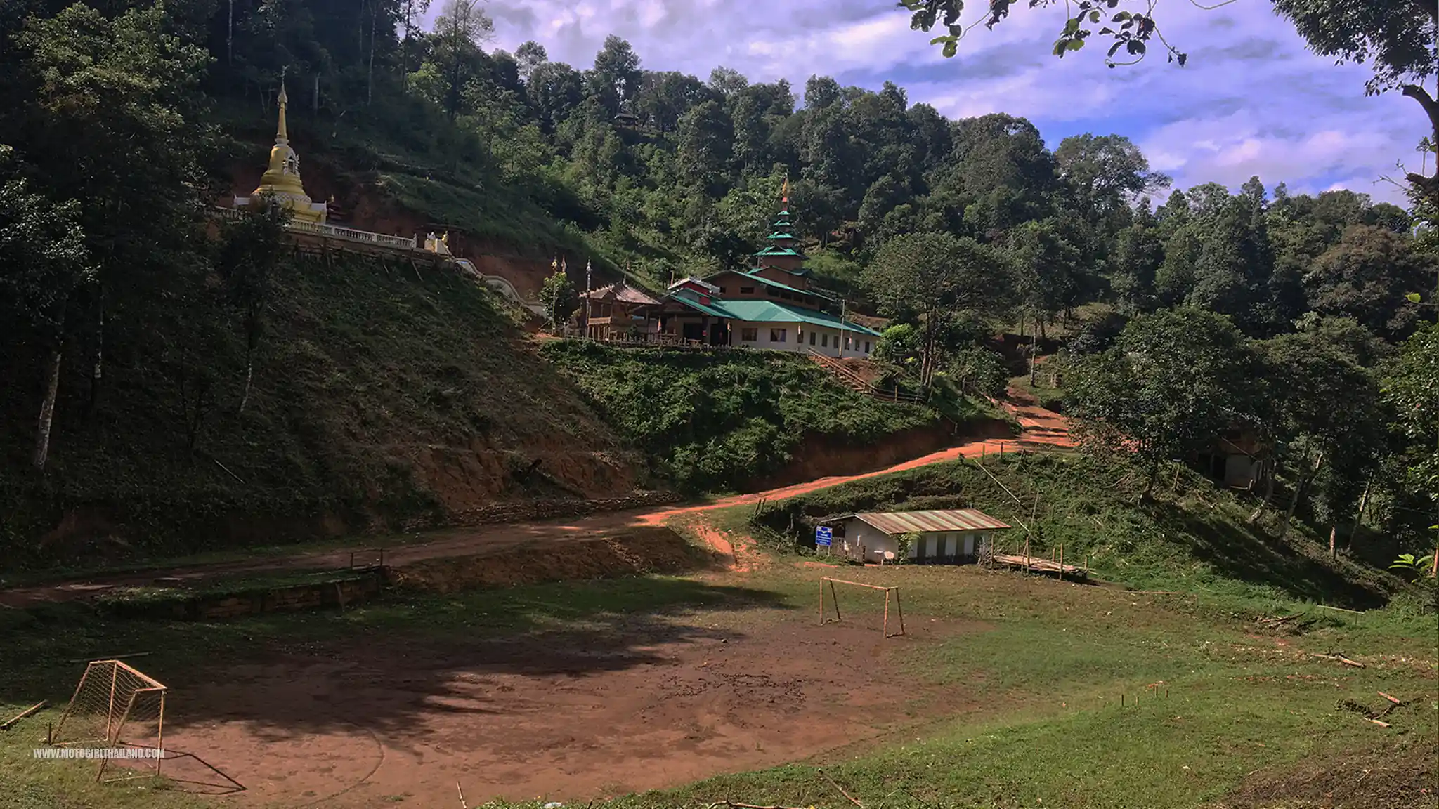 Ban Rak Thai Myanmar Village Entrance