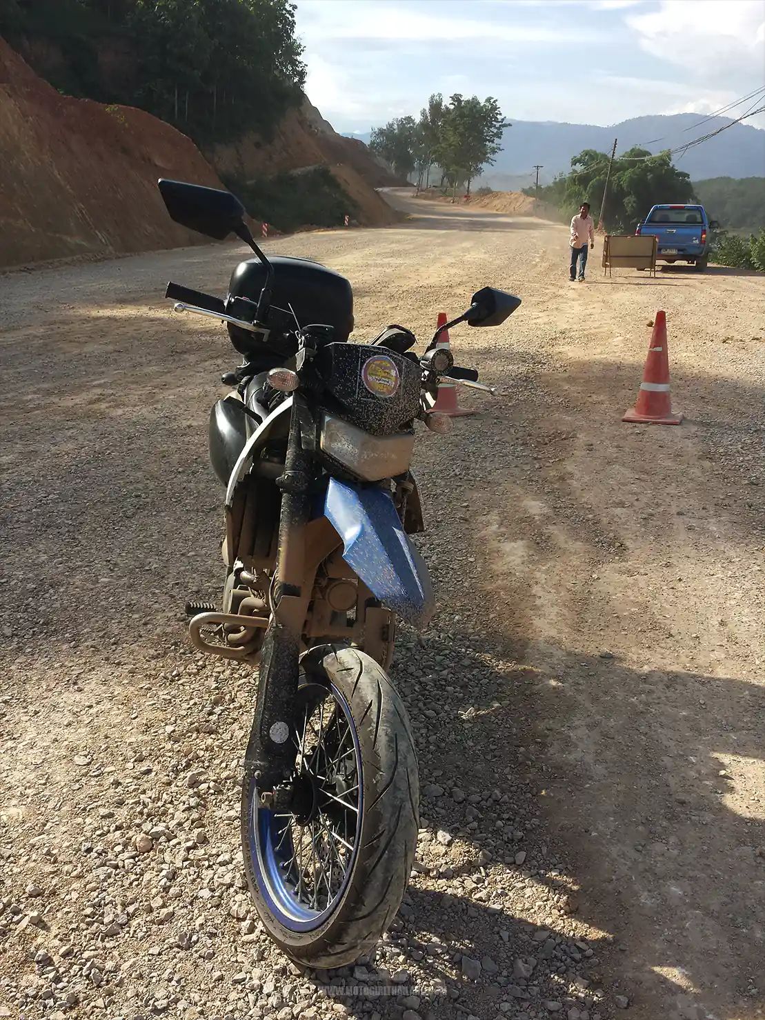 Chiang Khong Paradise Road Roadworks