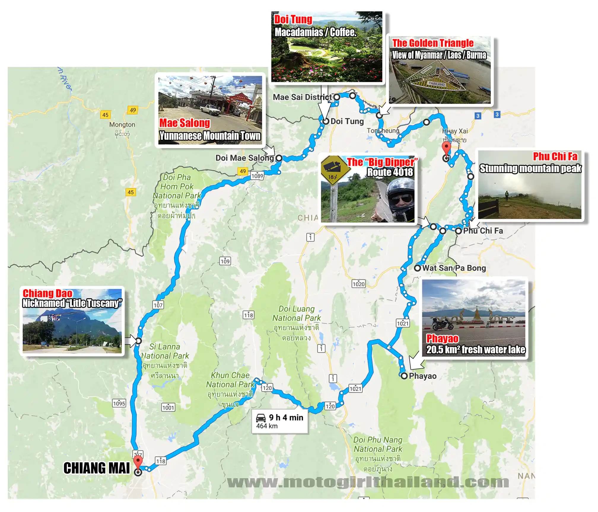 Big Border Ride Map