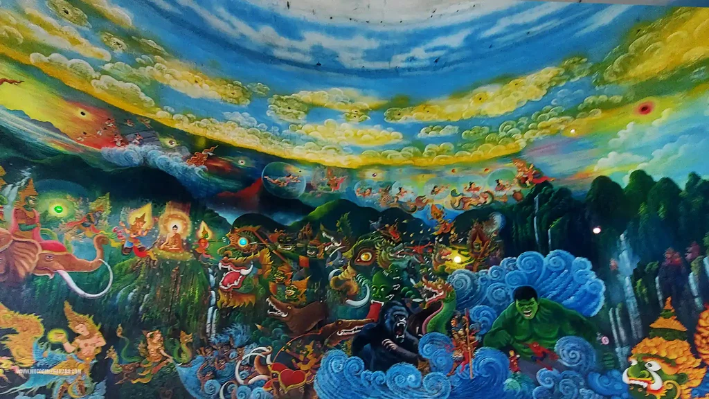 Big Buddha Mural