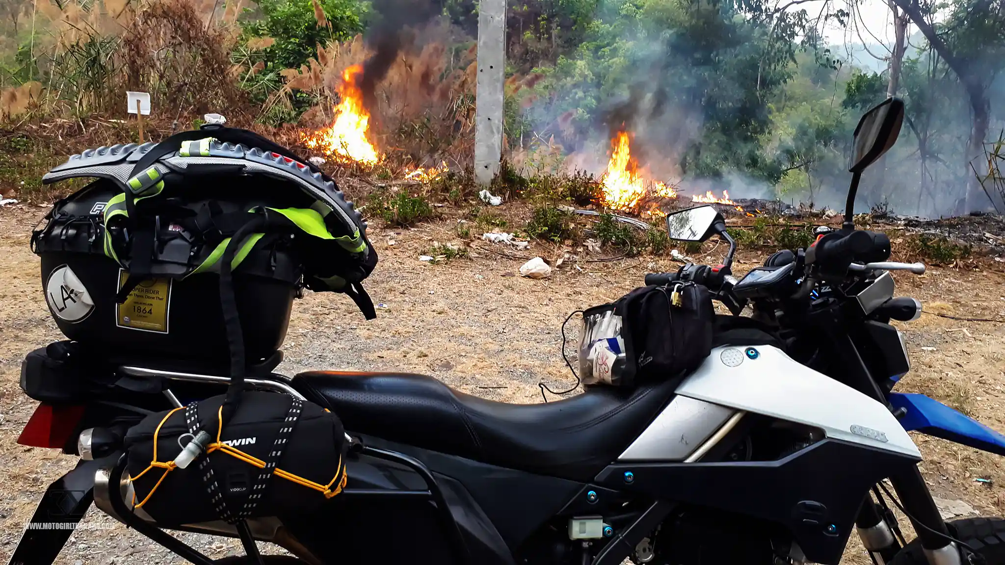 Burning Season Roadside Fire