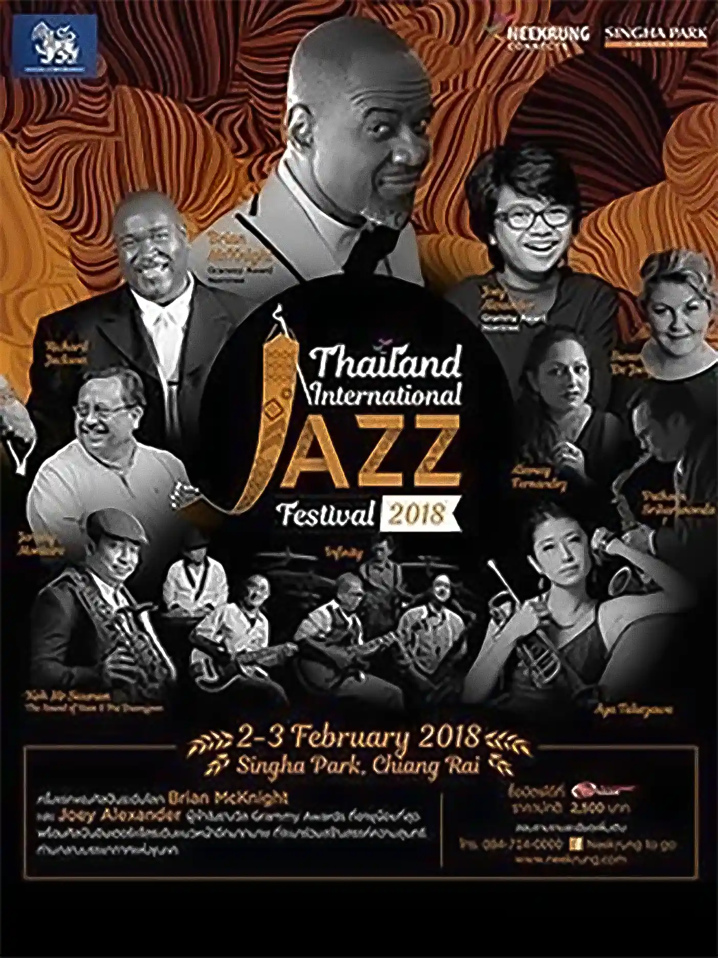 Chiang Rai International Jazz Festival Poster 2018