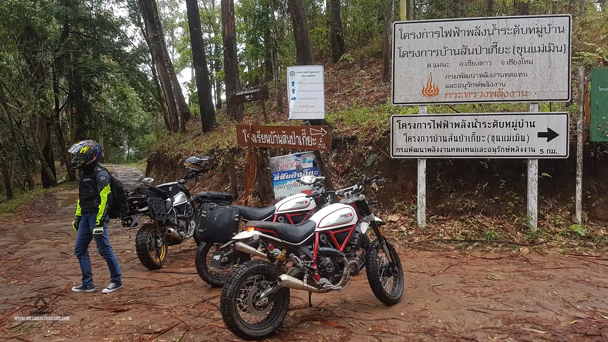 Ducati Ride Chiang Dao Mud San Pa Kia Viewpoint Mountain