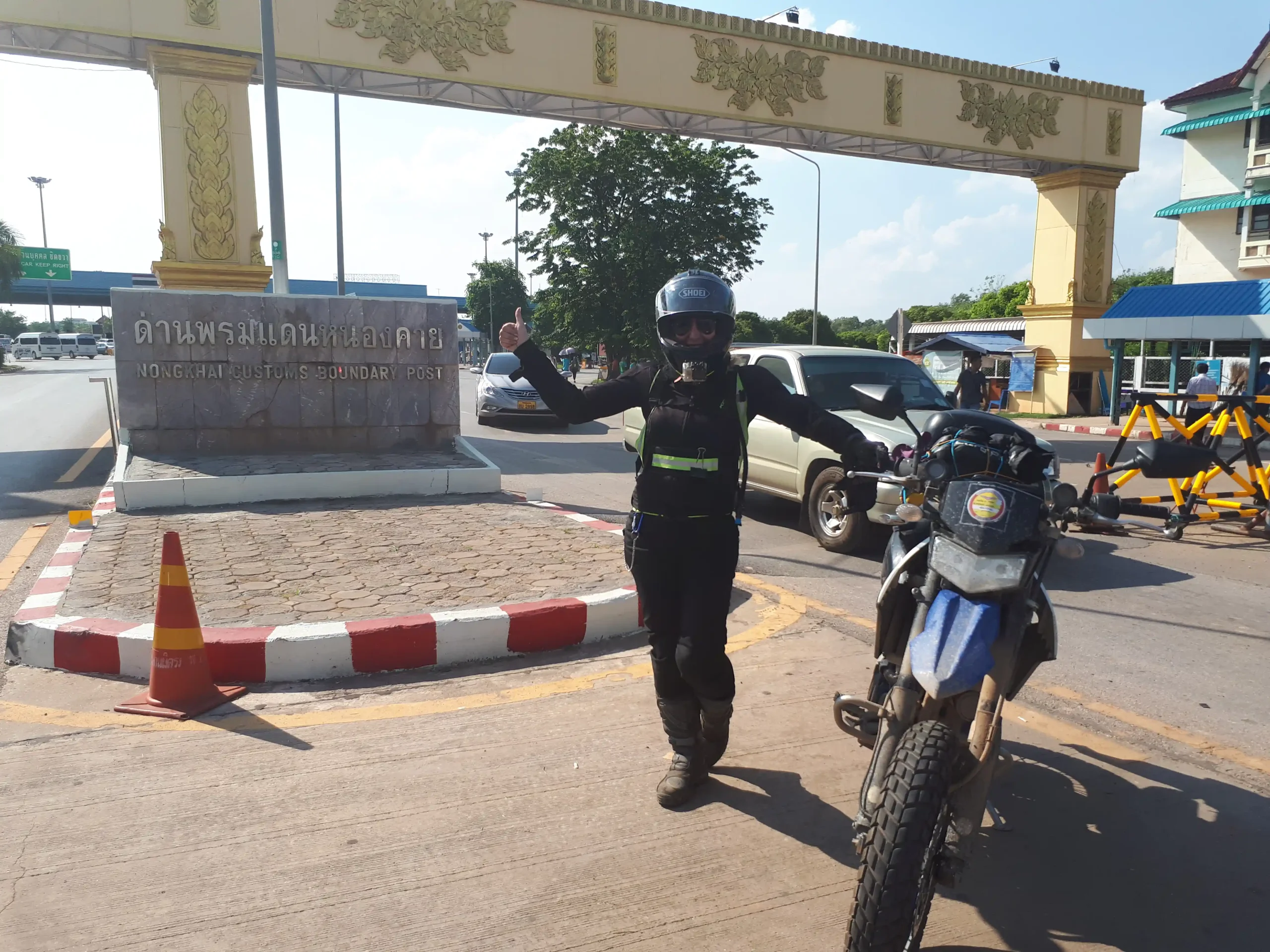Exiting Vientiane Border Zed