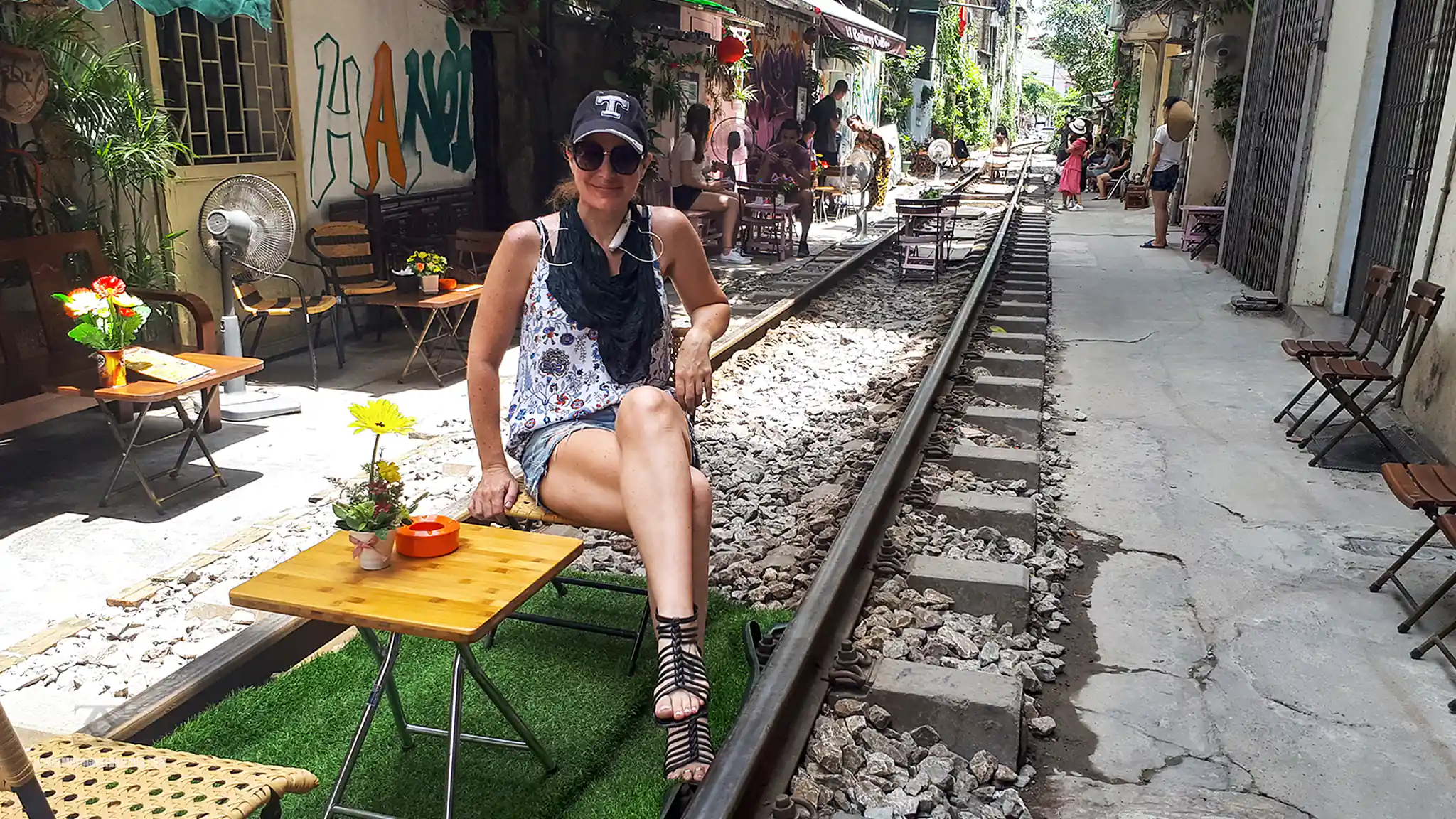 Hanoi Train Street Food