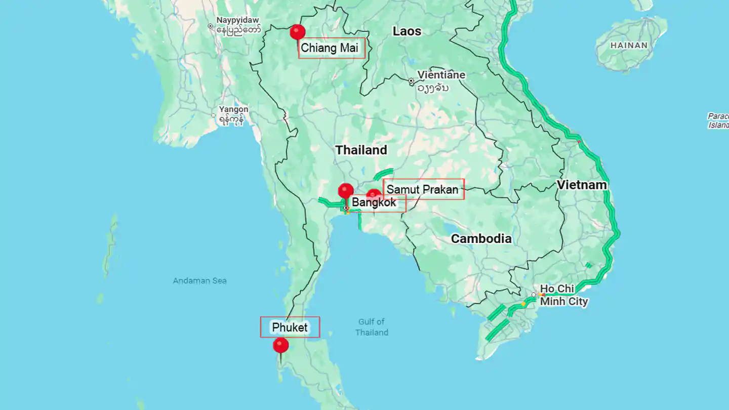 Honda Safety Riding Park Location Map