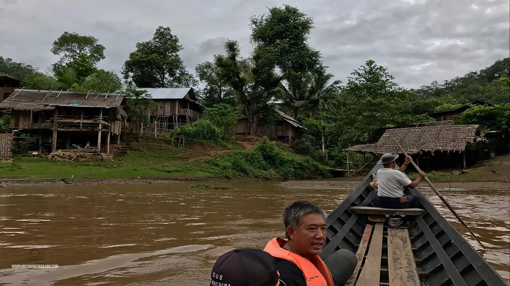 Huay Pu Keng Kayan Hilltribe Village Boat
