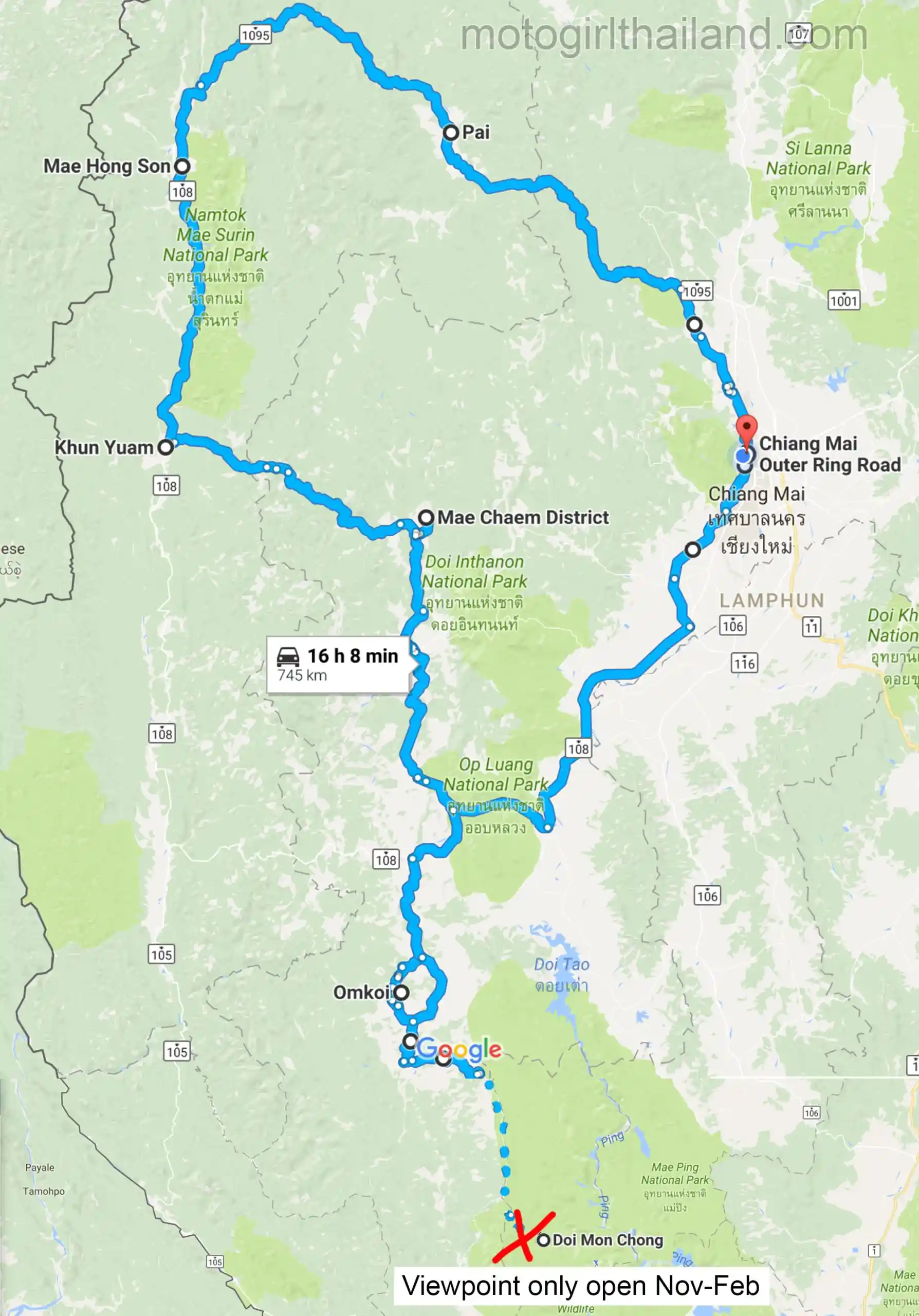 Iron Butt Ride Map