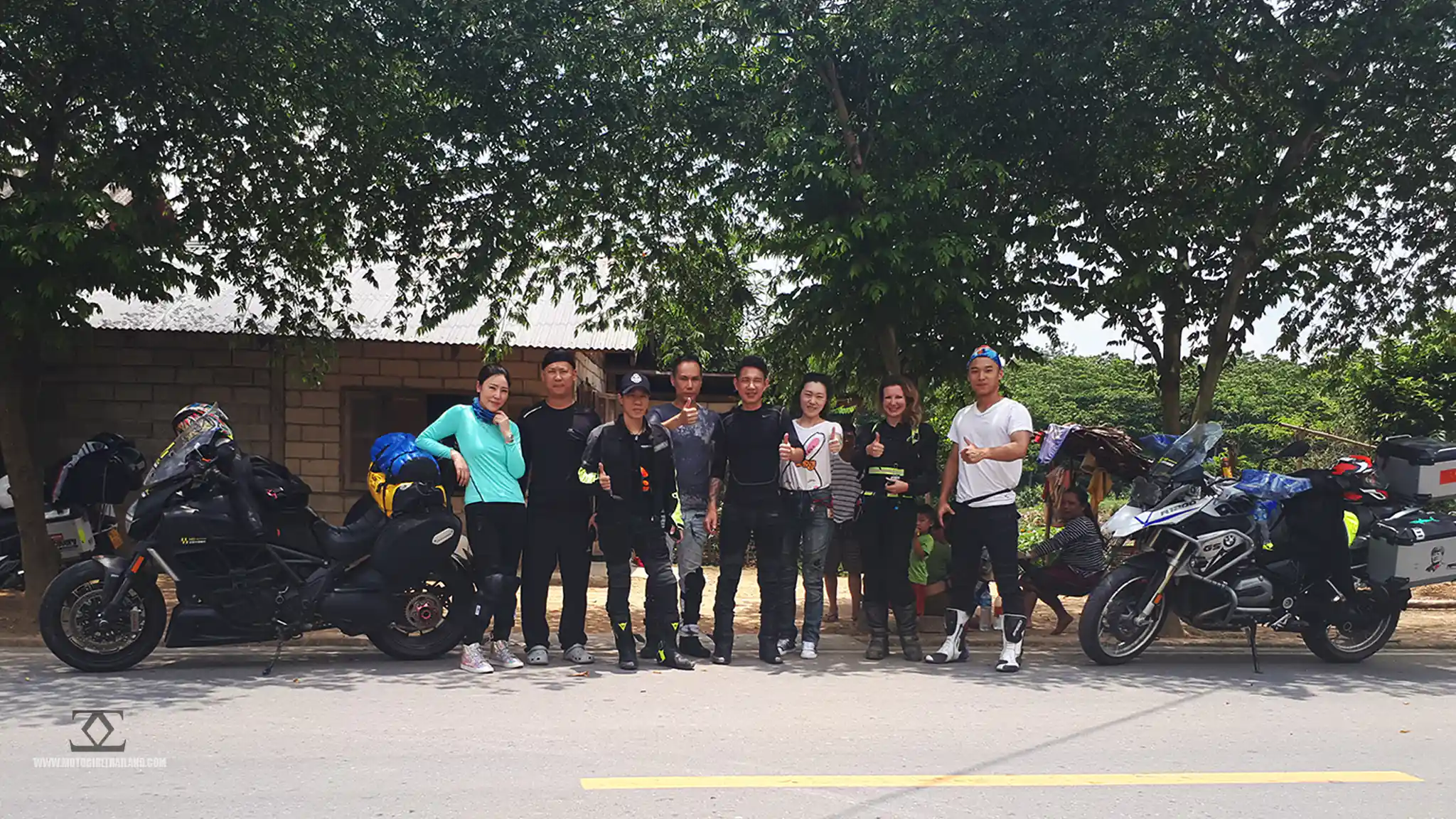 Laos Group of Riders
