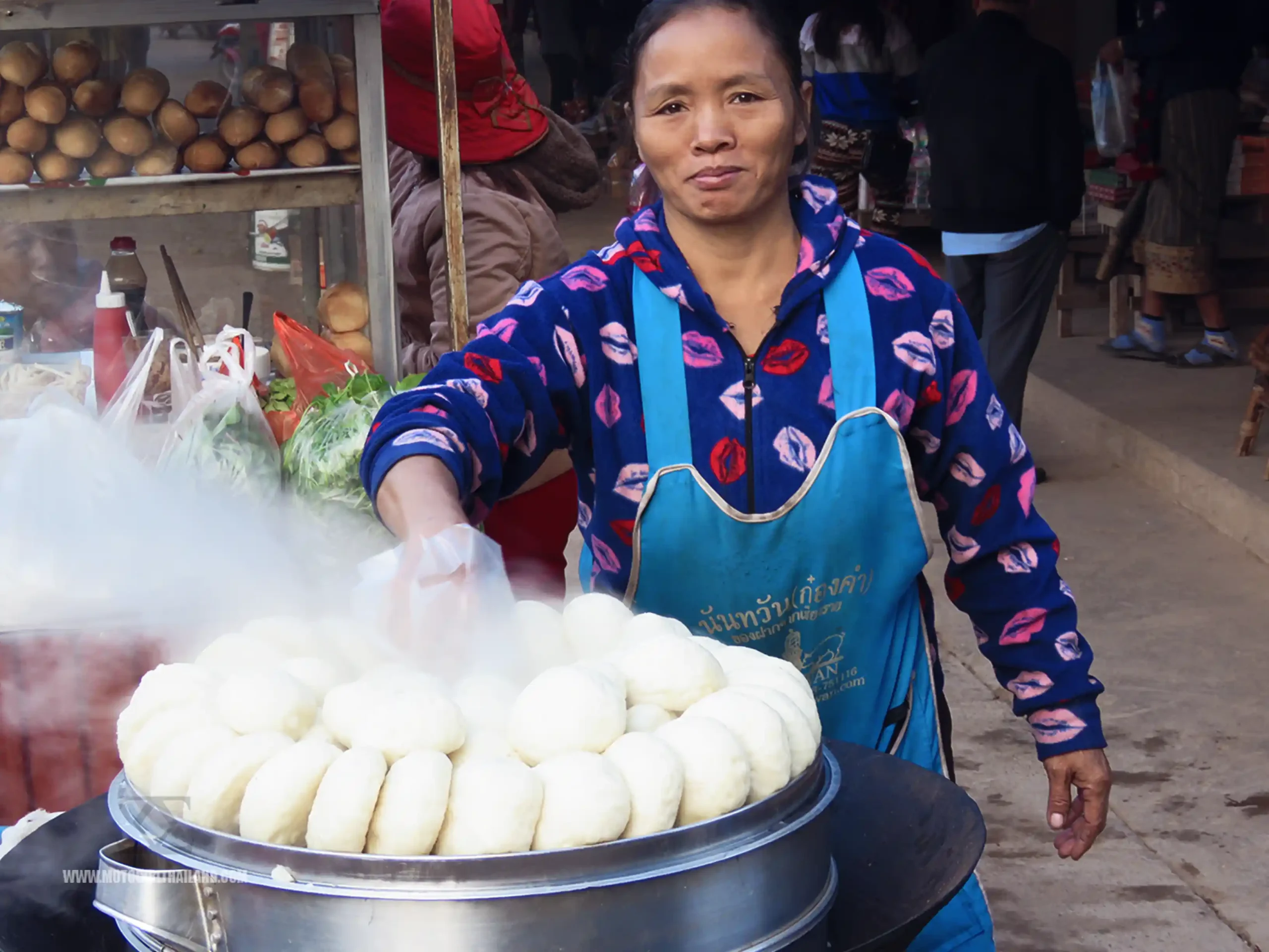 Laos Luang Namtha Morning Market