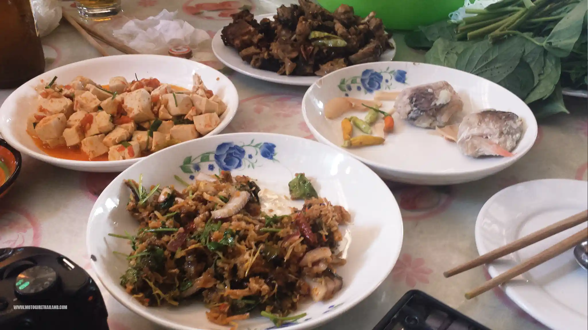 Laos Muang Sing Accommodation Food