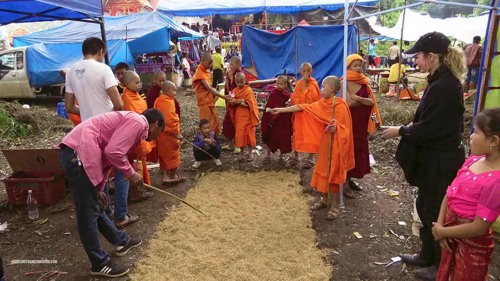 Laos Muang Sing Festival Monk Boys