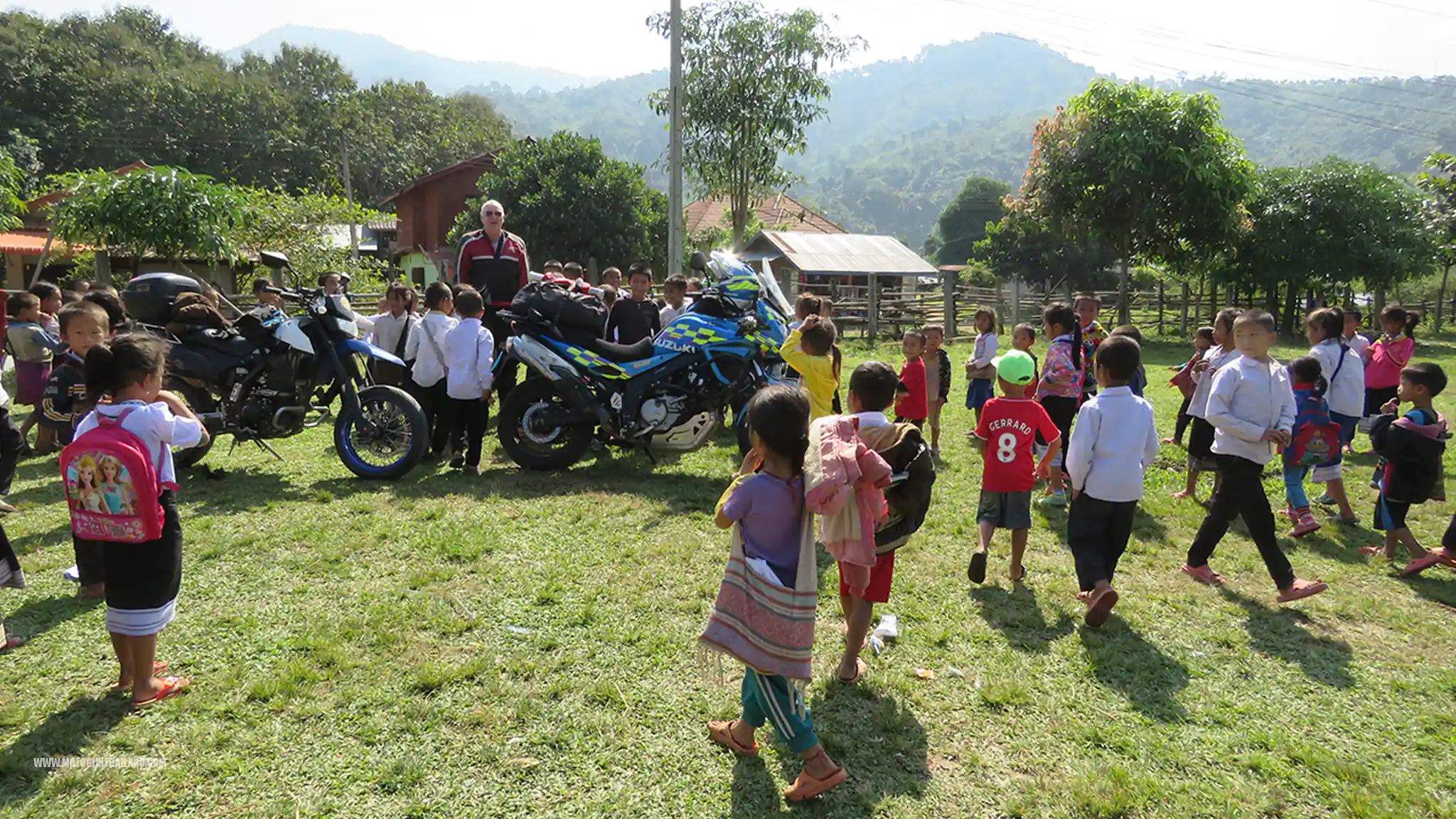 Laos Muang Sing School Children