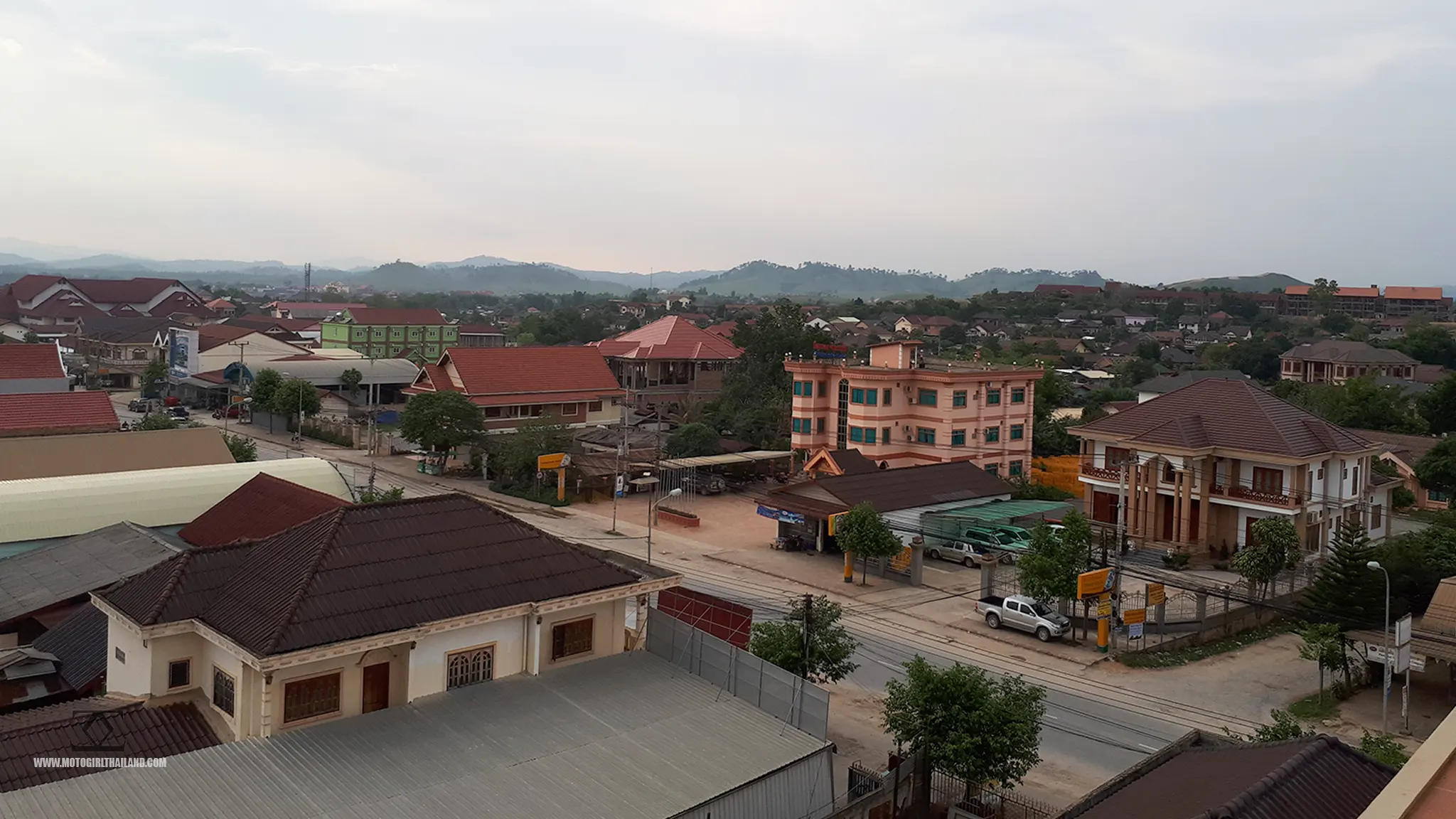 Laos Phonsovan Hotel View