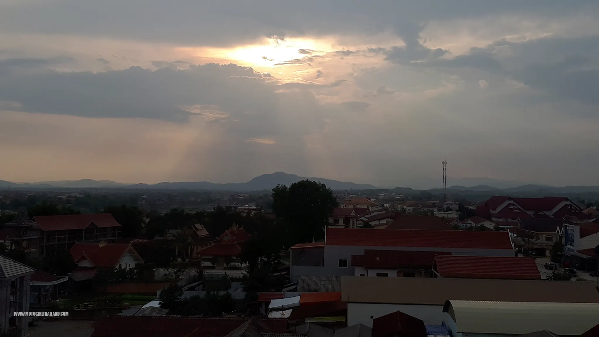 Laos Phonsovan Hotel View