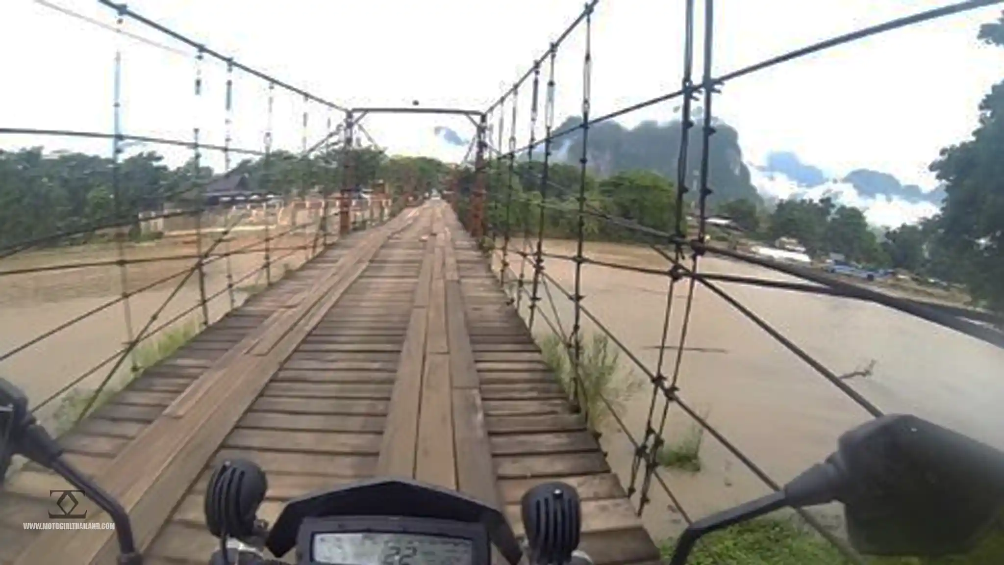 Laos Solo Ride Map Day 7
