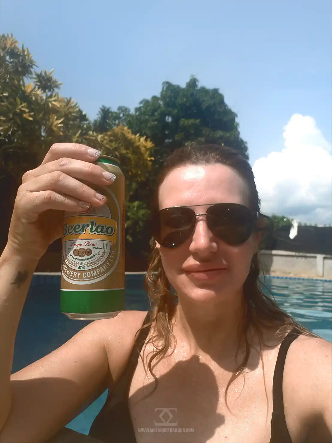 Laos Vang Vieng Guesthouse Pool